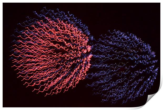 Fireworks Print by Donna Collett