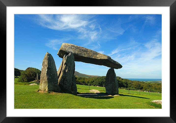 Pentre Ifan Framed Mounted Print by Mark Robson