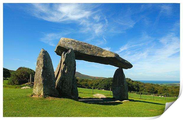 Pentre Ifan Print by Mark Robson