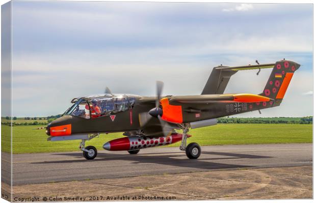 North American Bronco G-ONAA 99+18 Canvas Print by Colin Smedley