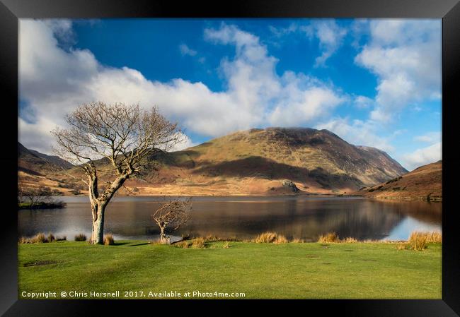 Buttermere Reflections Framed Print by Chris Horsnell