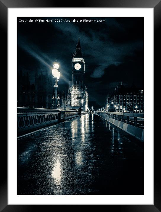Westminster Bridge Framed Mounted Print by Tom Hard