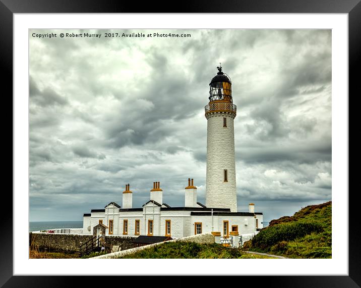 Mull of Galloway Lighthouse 3 Framed Mounted Print by Robert Murray