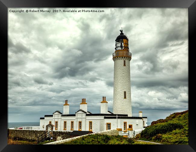 Mull of Galloway Lighthouse 3 Framed Print by Robert Murray