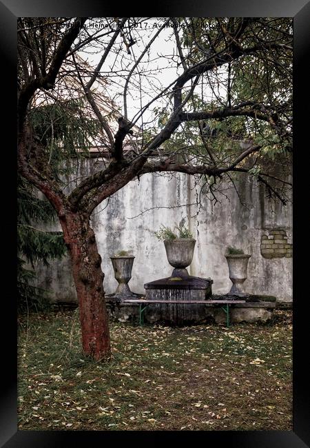 Altar by the tree Framed Print by Jukka Heinovirta
