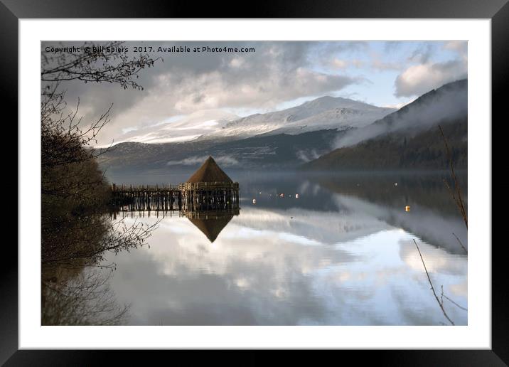 Crannog at Loch Tay, Perthshire, Scotland Framed Mounted Print by Bill Spiers