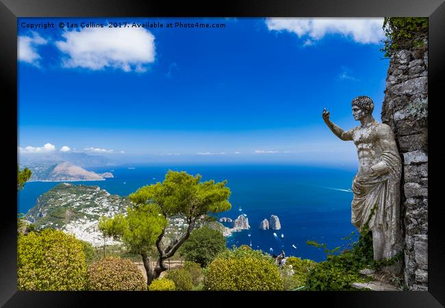 Monte Solaro, Capri Framed Print by Ian Collins