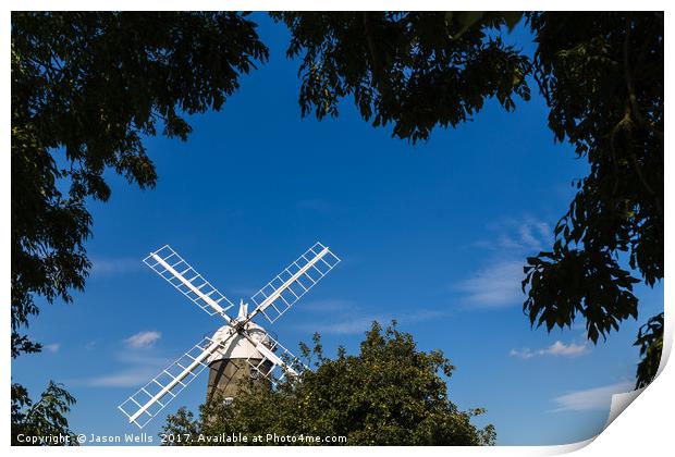 Framing Great Bircham windmill Print by Jason Wells