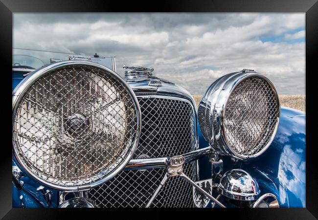 Large lights, grills and chrome Framed Print by Alf Damp