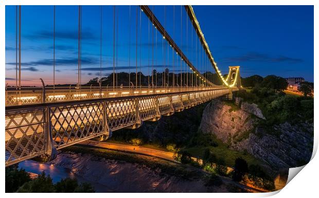  Clifton Suspension Bridge, Bristol Print by Dean Merry