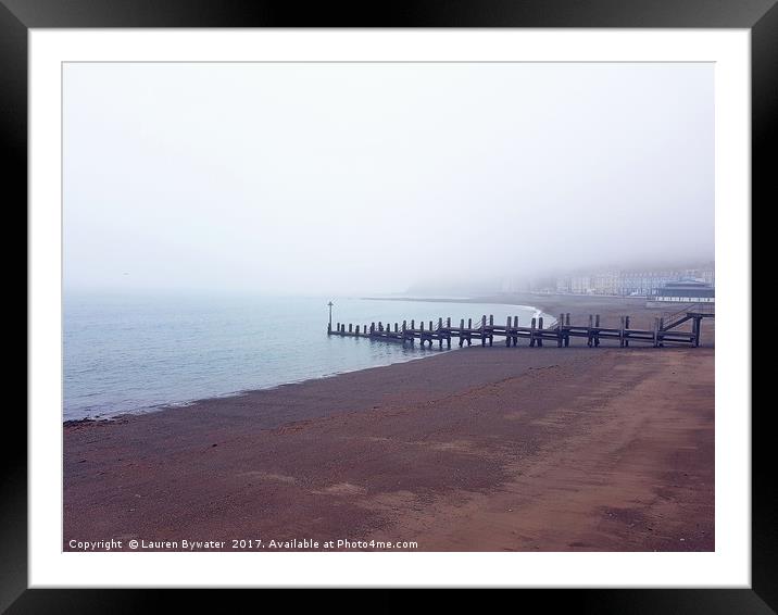 Sea the Fog? Framed Mounted Print by Lauren Bywater