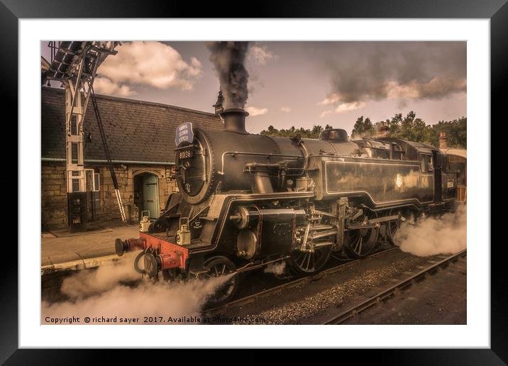 A Romantic Journey through Time Framed Mounted Print by richard sayer