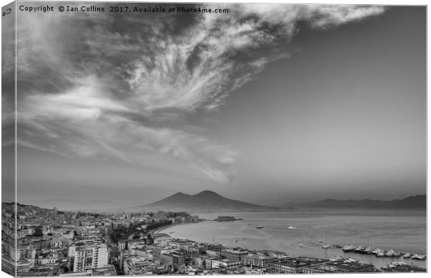 Clouds Over Naples Canvas Print by Ian Collins