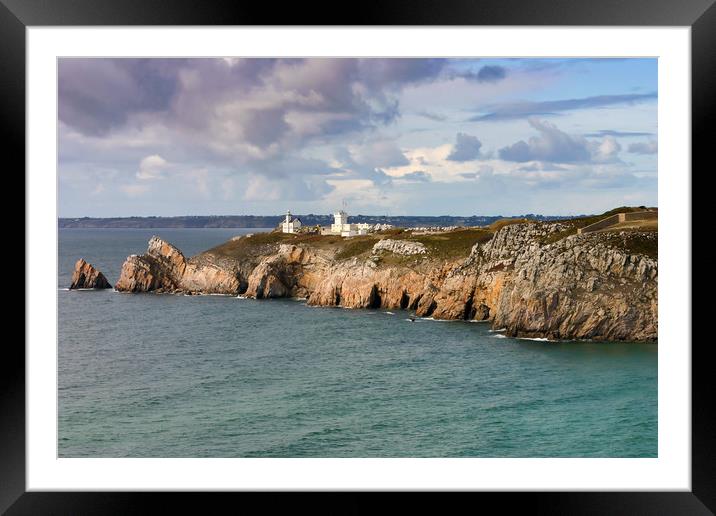 Pointe du Toulinguet Camaret-Sur-Mer Framed Mounted Print by Wight Landscapes