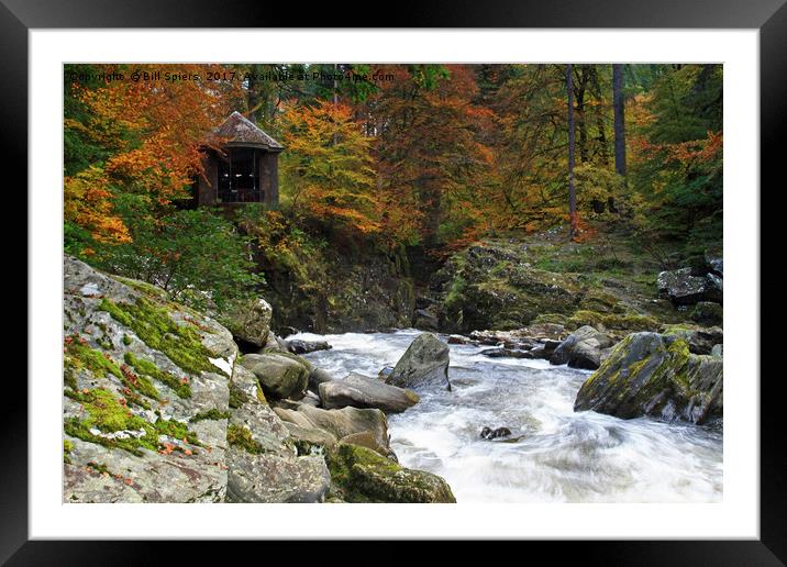 The Hermitage, Dunkeld, Scotland Framed Mounted Print by Bill Spiers