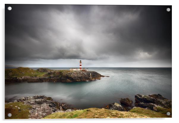 Eilean Glas Lighthouse Acrylic by Grant Glendinning