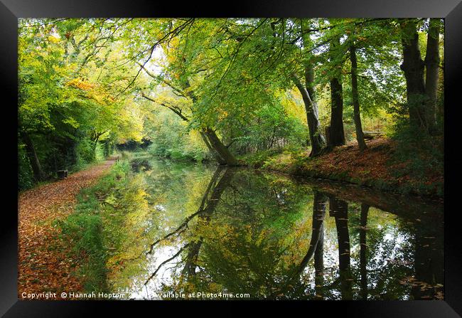 Autumn in Monmouthshire Framed Print by Hannah Hopton