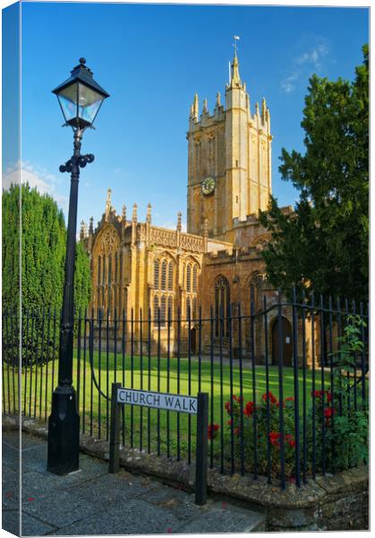 Church of St Mary, Ilminster, Somerset             Canvas Print by Darren Galpin