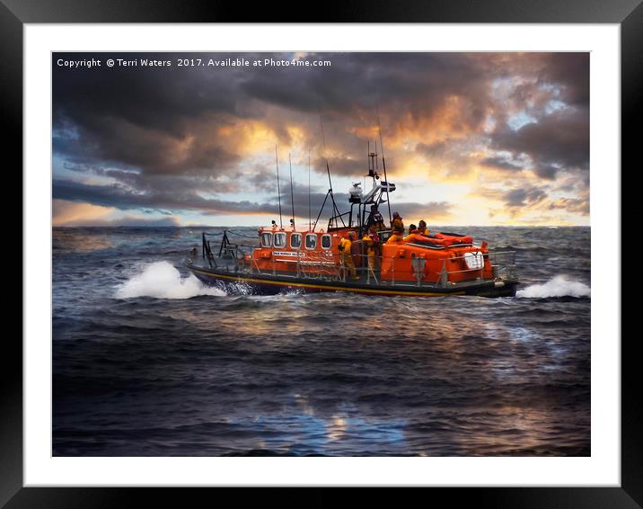 Dramatic Once More Unto The Breach Framed Mounted Print by Terri Waters