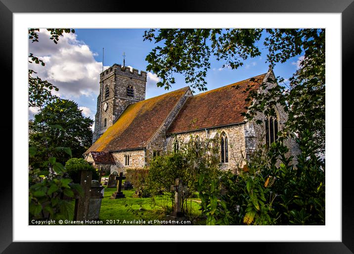 St. Mary's Church Framed Mounted Print by Graeme Hutson