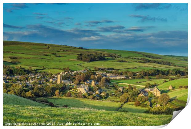 The Rural Dorset Village of Abbotsbury Print by Nick Jenkins