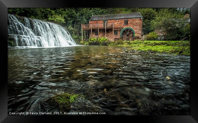 Rutter Force Waterfall Framed Print by Kevin Clelland