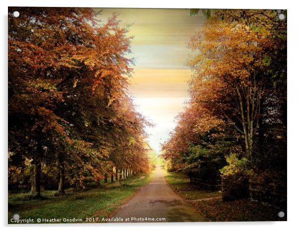 Autumn Exposure Acrylic by Heather Goodwin