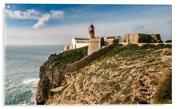 Cabo de São Vicente Acrylic by Wight Landscapes