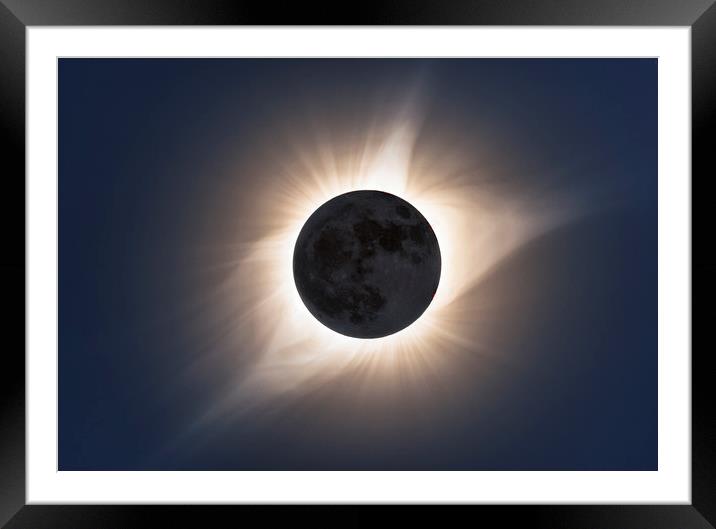 Totality in HDR Framed Mounted Print by John Finney