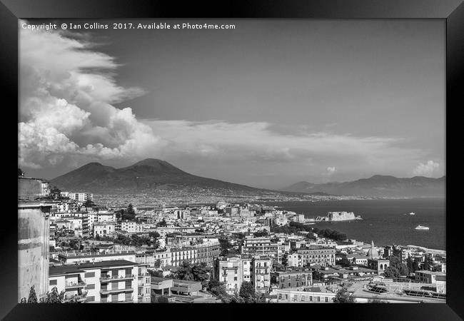 Clouds Over Vesuvius Framed Print by Ian Collins