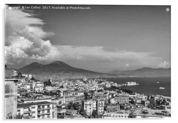 Clouds Over Vesuvius Acrylic by Ian Collins