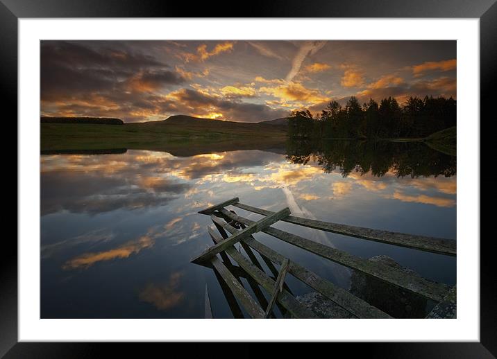 Waiting for the dawn, Loch Moraig ,Perthshire.. Framed Mounted Print by David Mould