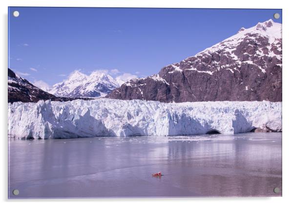 Margerie Glacier, Glacier bay, Alaska Acrylic by Janet Mann