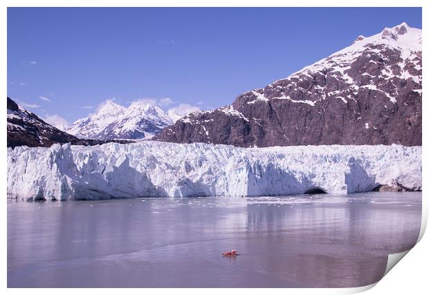 Margerie Glacier, Glacier bay, Alaska Print by Janet Mann