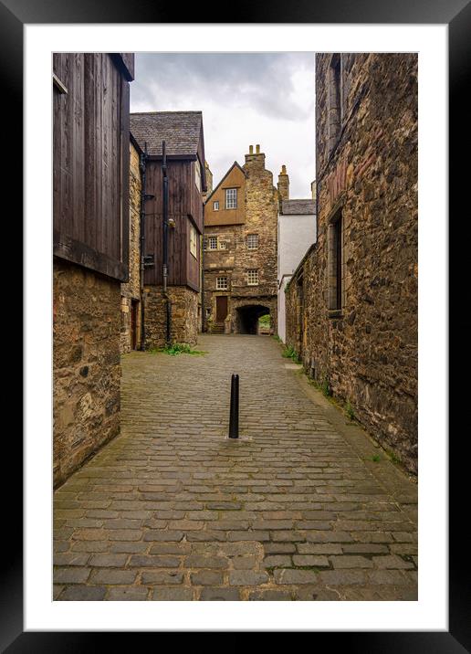 Bakehouse Close, Edinburgh Framed Mounted Print by Miles Gray