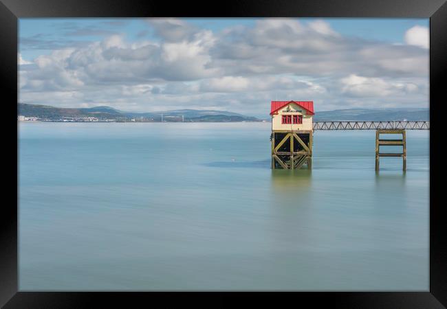 The old lifeboat house at Mumbles. Framed Print by Bryn Morgan