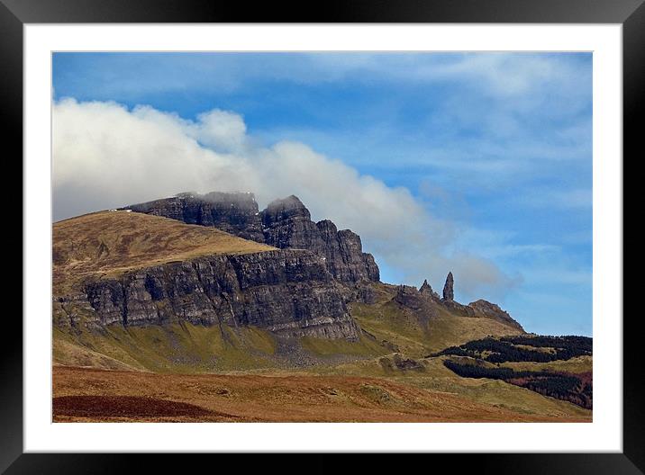 The Isle of Skye and the Old Man of Storr Framed Mounted Print by Jacqi Elmslie