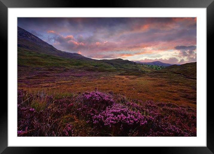 Morning Light - Isle of Skye, Cuillin Hills Framed Mounted Print by David Lewins (LRPS)