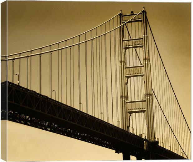 Golden Gate Canvas Print by Mary Lane
