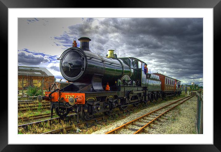City of Truro at the National Railway Museum, York Framed Mounted Print by Rob Hawkins