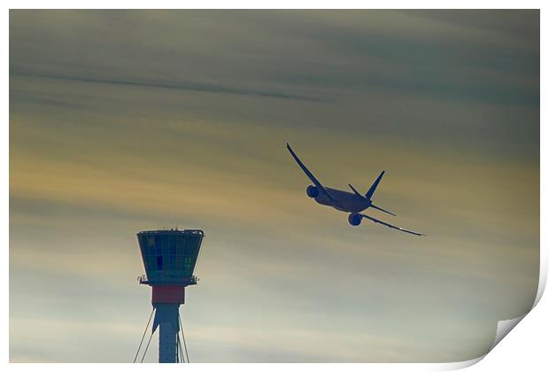 Leaving on a jet plane Print by sean clifford