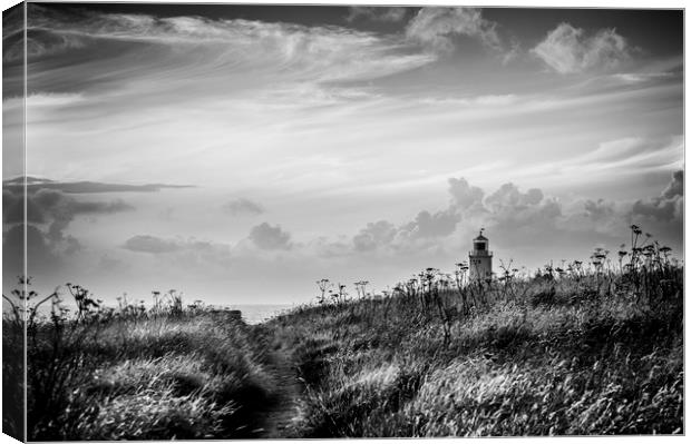 Godrevy Lighthouse Canvas Print by Gary Schulze