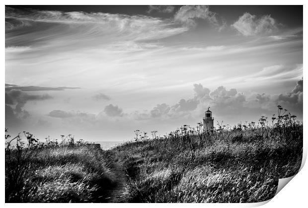 Godrevy Lighthouse Print by Gary Schulze