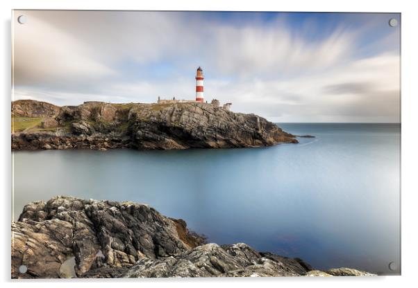 Eilean Glas lighthouse Acrylic by Grant Glendinning