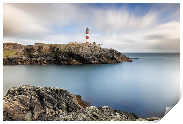 Eilean Glas lighthouse Print by Grant Glendinning