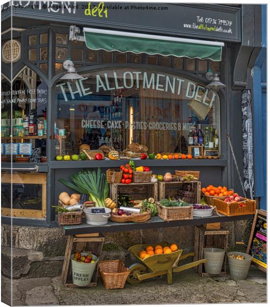 The Deli. Canvas Print by Angela Aird