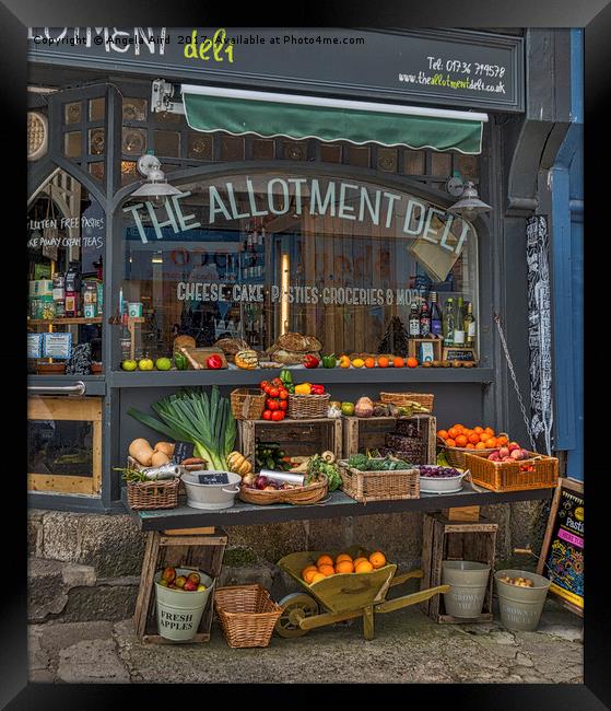 The Deli. Framed Print by Angela Aird