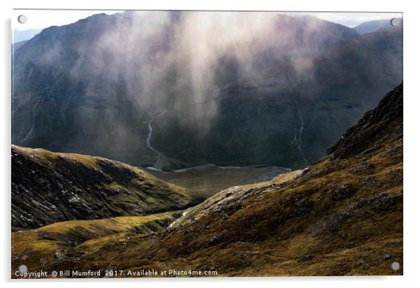 Rain in the Glen Acrylic by Bill Mumford