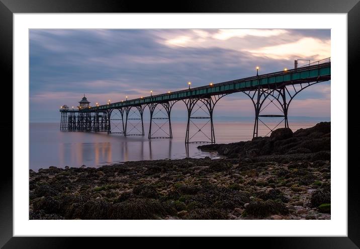 Clevedon pier Framed Mounted Print by Dean Merry