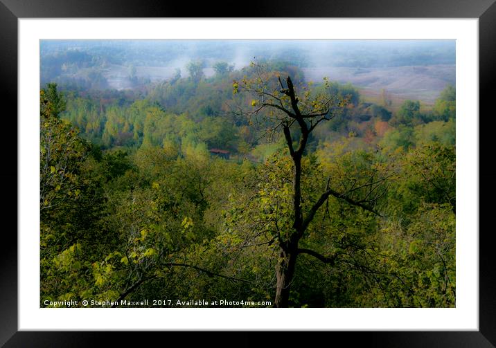 Niagara Escarpment Framed Mounted Print by Stephen Maxwell